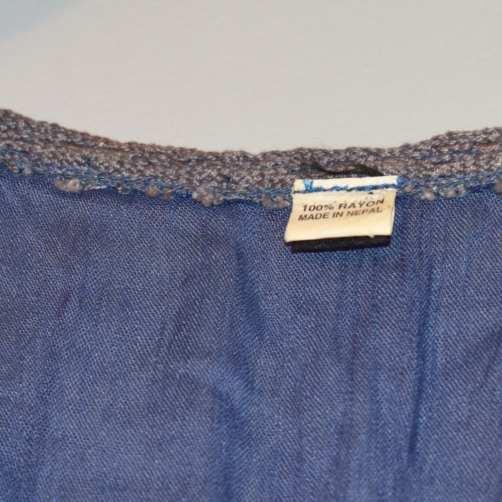 Handmade Blue Tunic - Picture 4 of 4